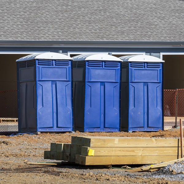 how do you dispose of waste after the portable restrooms have been emptied in Chula